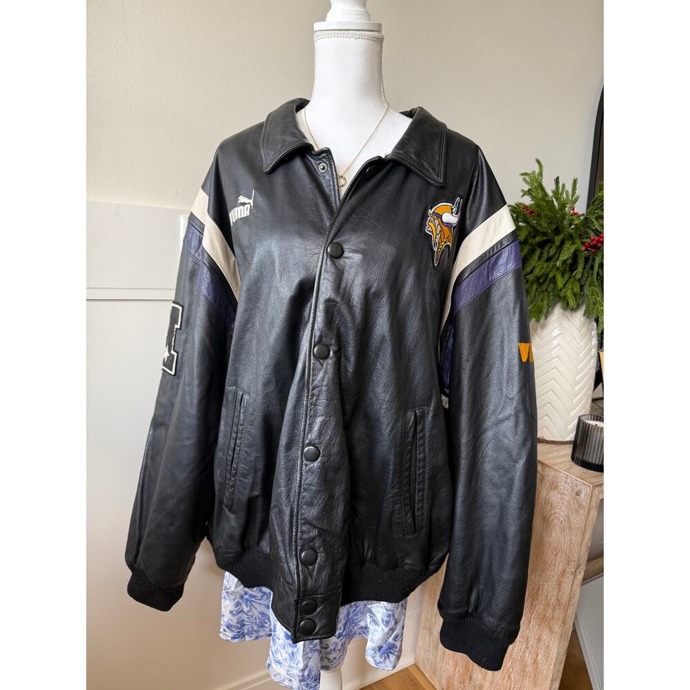 Minnesota Vikings Leather Jacket
